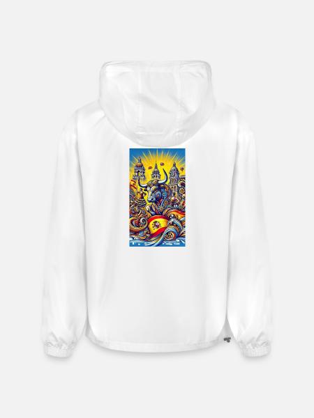 Spanien Stier Espana Design - Champion Packable Jacket - white