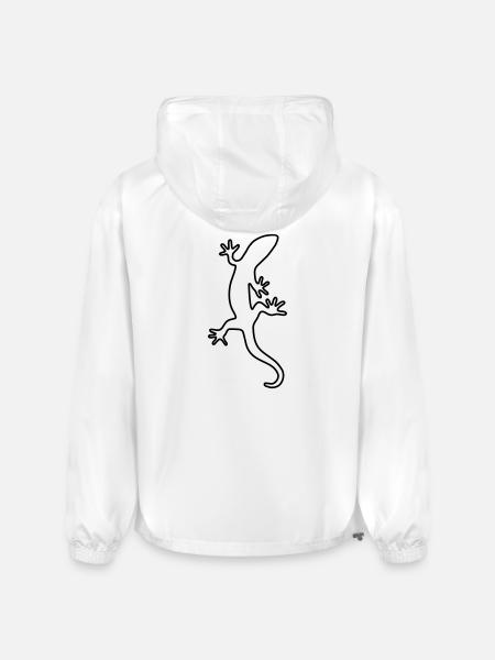 Lizard Salamander Gecko Fire salamander - Champion Packable Jacket - white