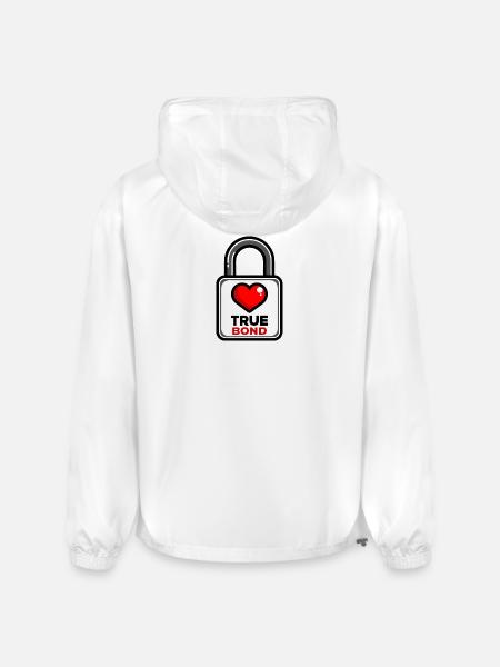 a-simple-flat-vector-padlock-with-clean-rounded - Champion Packable Jacket - white