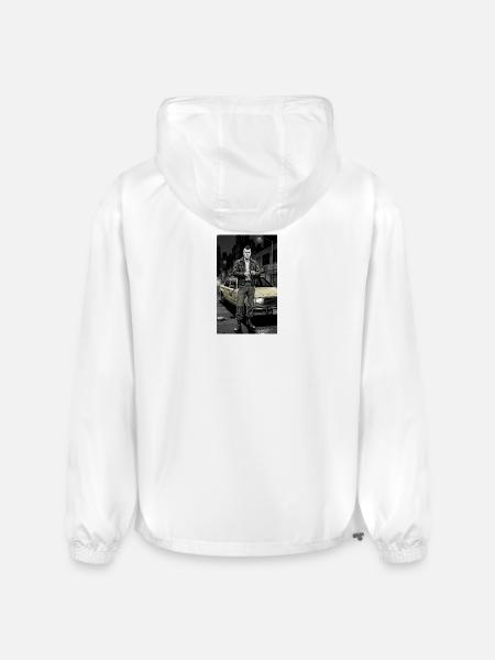 Noir Punk Taxi Driver - Champion Packable Jacket - white