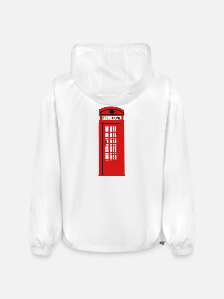 phone box - Champion Packable Jacket - white