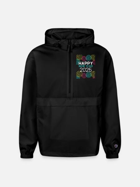 new year design - Champion Packable Jacket - black