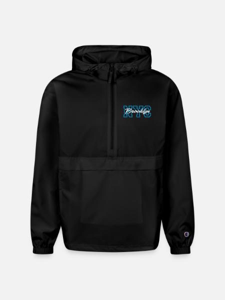 NYC Brooklyn - Champion Packable Jacket - black - Front