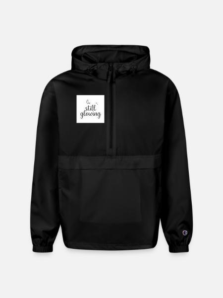 Still Glowing - Champion Packable Jacket - black