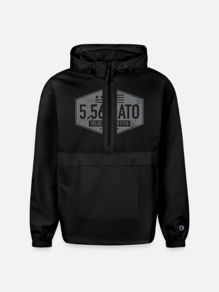 556 NATO Gray - Champion Packable Jacket - black