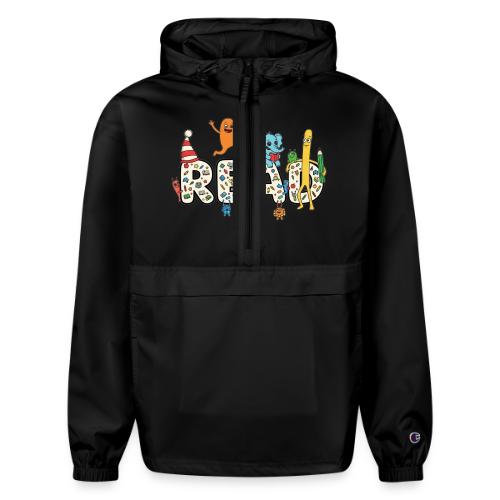 Whimsical READ Kids Cartoon - Champion Packable Jacket