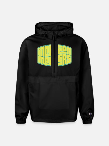 inclusion matters logo quote - Champion Packable Jacket - black