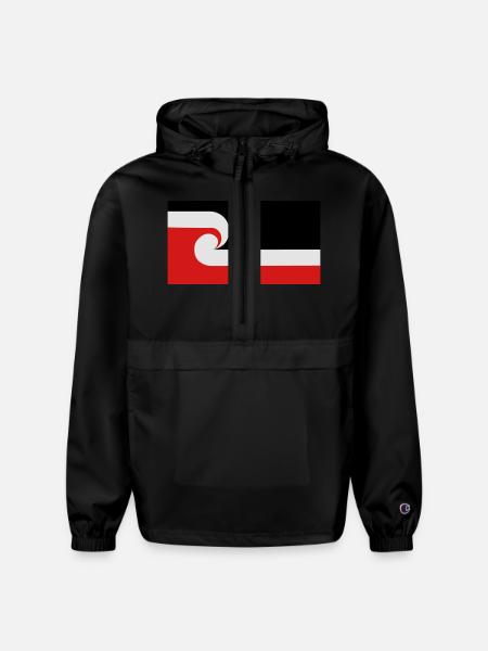 Maori Flag - Champion Packable Jacket - black