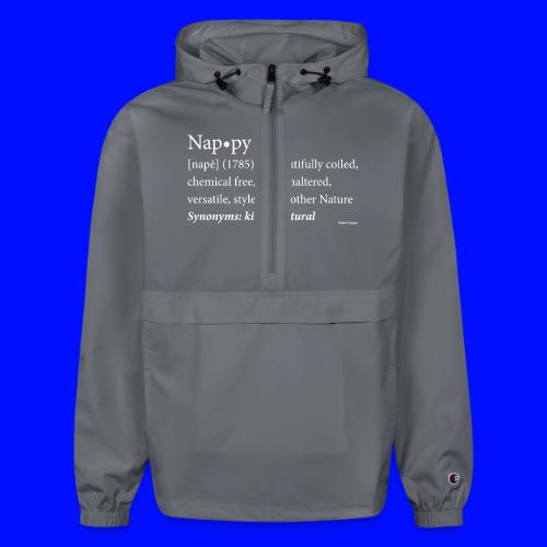 The original Nappy Definition By Global Couture - Champion Packable Jacket