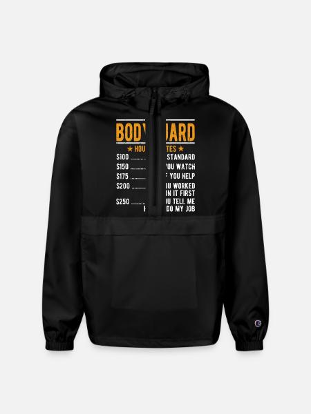 Bodyguard Hourly Rates - Champion Packable Jacket - black