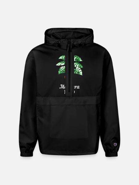 Monstera Dad - Champion Packable Jacket - black