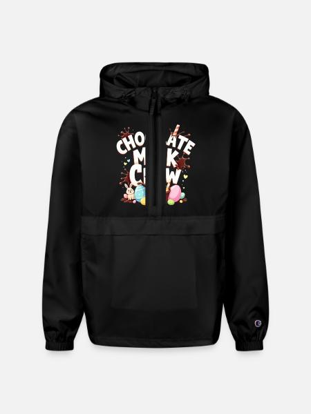 CHOCOLATE MILK CREW - Champion Packable Jacket - black