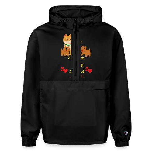 Cute Dog Family Love – “I Love You Purry So much - Champion Packable Jacket