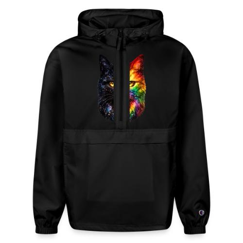 Cosmic Galaxy Rainbow Cat - Champion Packable Jacket
