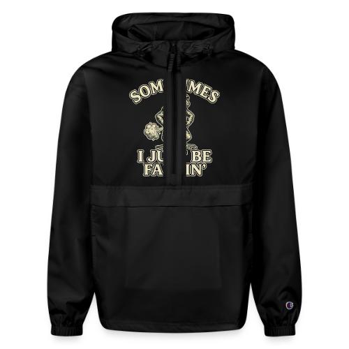 Sometimes I Just Be Fartin Funny Frog Shirt - Champion Packable Jacket