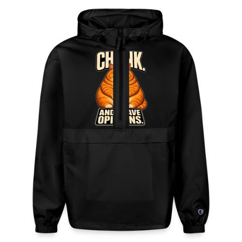 Chonk King Cat - Opinionated Kitty - Champion Packable Jacket