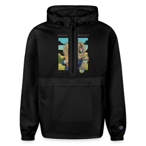 Gaming Cat Adventure: Pizza & Skates - Champion Packable Jacket