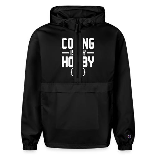 Coding Is My Hobby Typography - Champion Packable Jacket