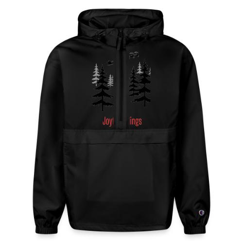 Joyful Tidings Christmas T-Shirt - Champion Packable Jacket