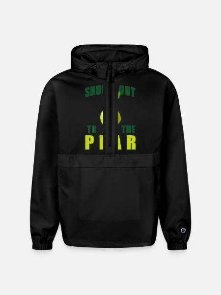 Shout Out To All The Pear - Champion Packable Jacket - black