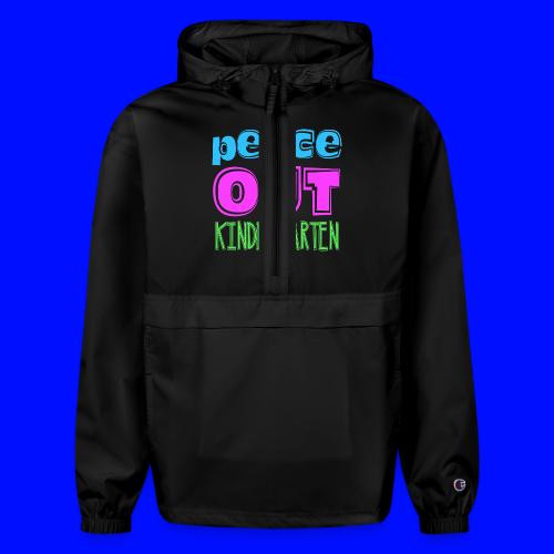 Kreative In Kinder Peace Out - Champion Packable Jacket