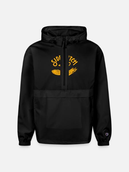 Side Bitch - Champion Packable Jacket - black