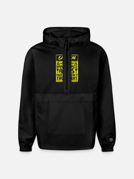 Artist Painting Spray Can - Champion Packable Jacket - black