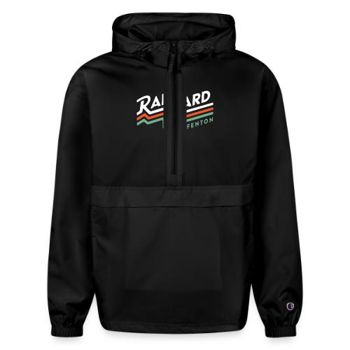 White/Color Railyard Logo - Champion Packable Jacket