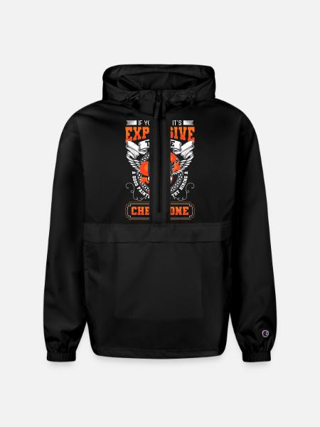 Painter Spray Can Craftsman - Champion Packable Jacket - black