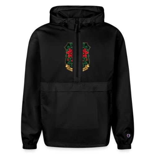 Poinsettia Crest T-Shirt - Champion Packable Jacket