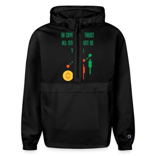 Sarcastic Bitcoin Investor T-shirt - Champion Packable Jacket