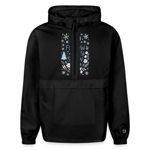 Follow the Snow – Cozy Winter Watercolor - Champion Packable Jacket