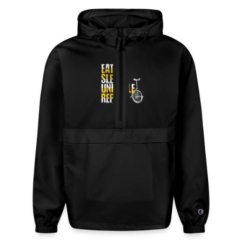 Eat Sleep Unicycle Repeat - Champion Packable Jacket