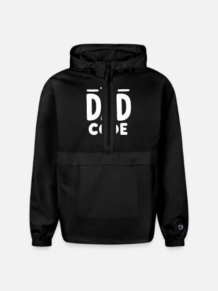 The Dad Code - Champion Packable Jacket - black