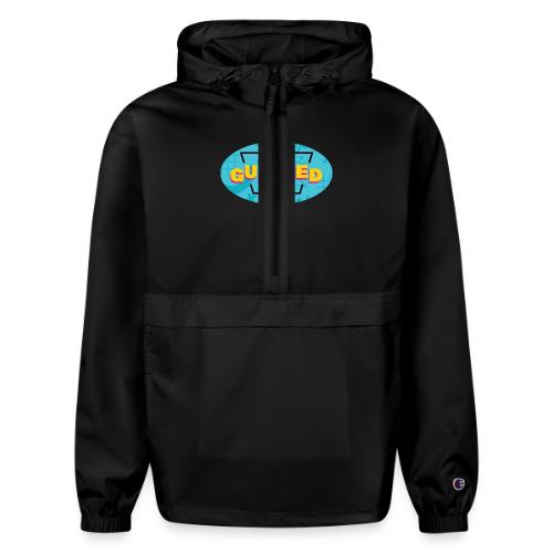 Round Logo Front, Website Back - Champion Packable Jacket
