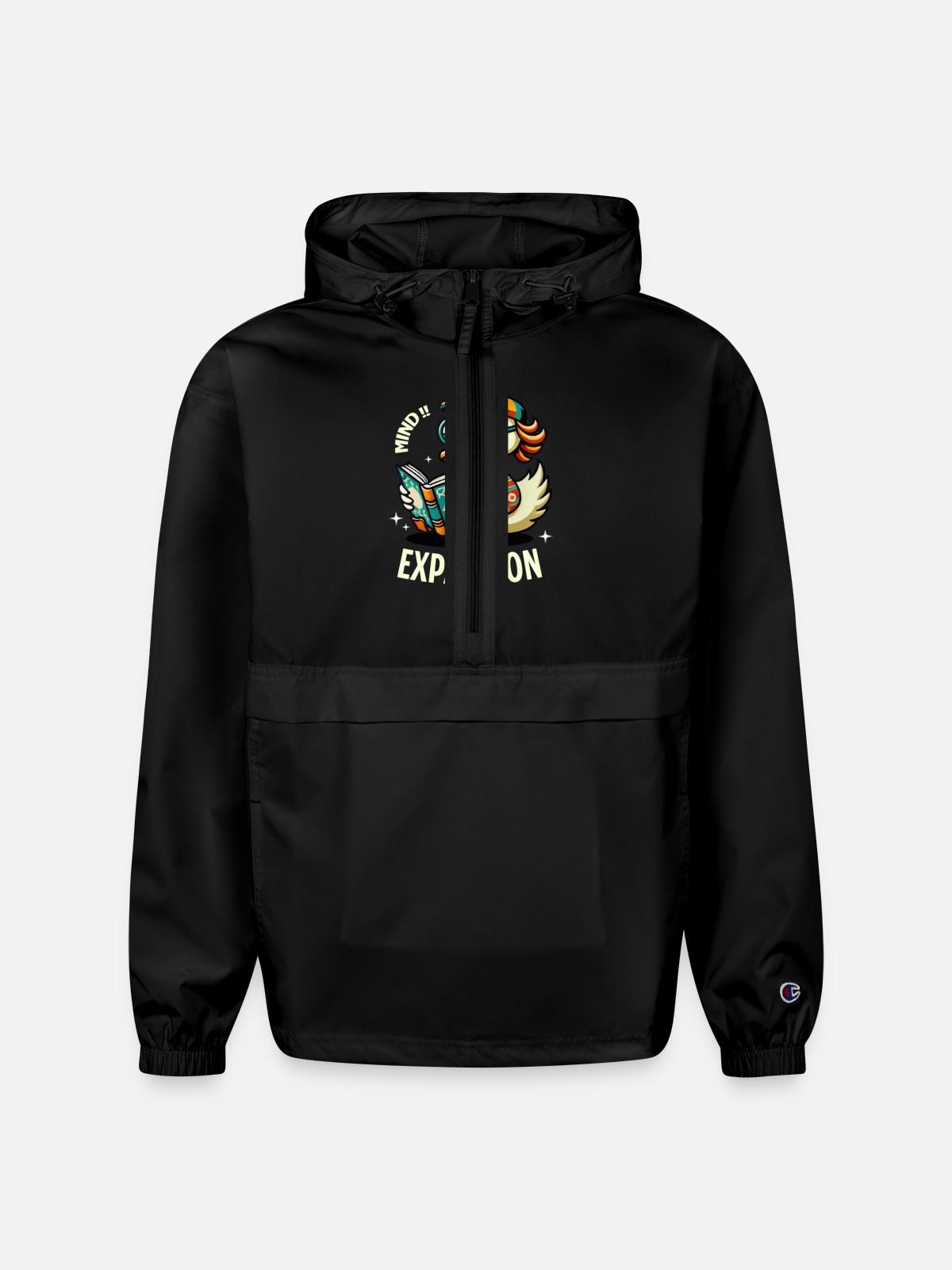 mind expansion - Champion Packable Jacket - black - Front
