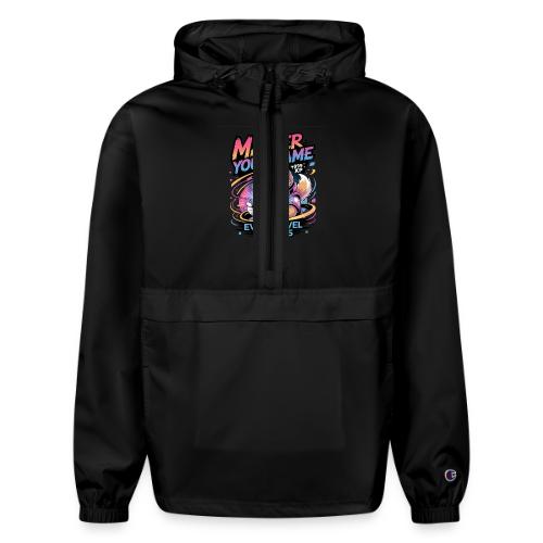 Cute Gamer Shiba Inu Level Up - Champion Packable Jacket