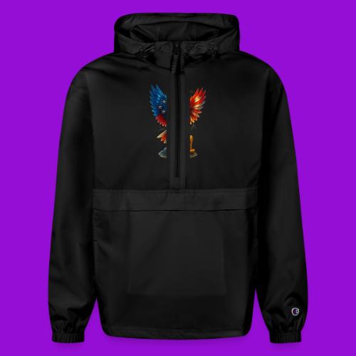 Veterans Press & Bald Eagle Flag 2 Print Set - Champion Packable Jacket