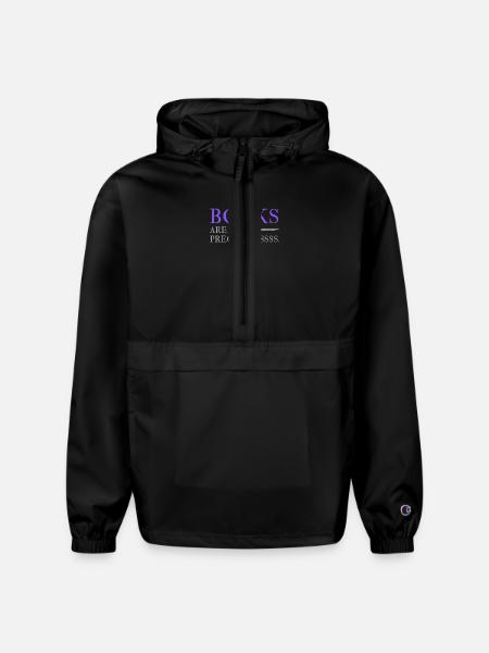 books are precious - Champion Packable Jacket - black