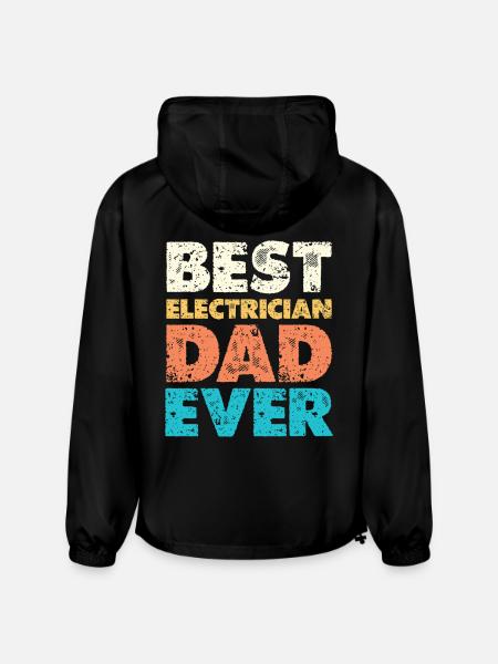 Best Electrician Dad Ever - Champion Packable Jacket - black