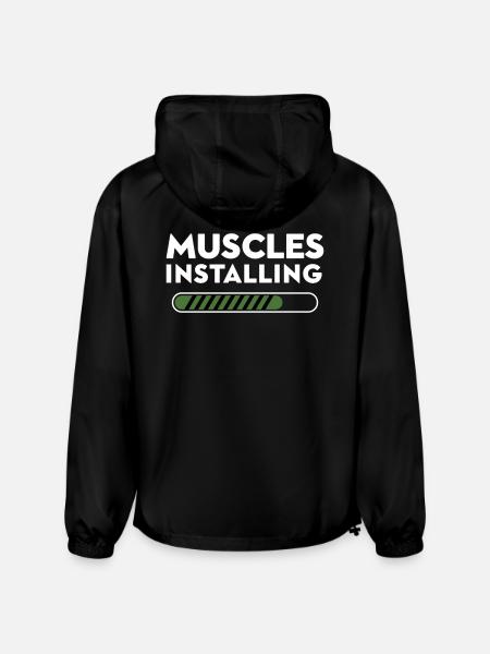 Muscles Installing Progress - Champion Packable Jacket - black