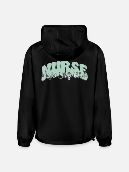 Nurse Night Shift Club - Champion Packable Jacket - black