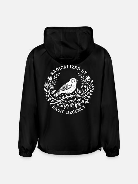 Radicalized by Basic Decency - Champion Packable Jacket - black