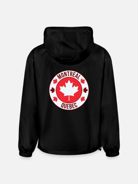 Montreal Maple Crest Emblem - Champion Packable Jacket - black
