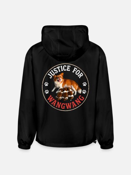 Justice For Wangwang Dog - Champion Packable Jacket - black