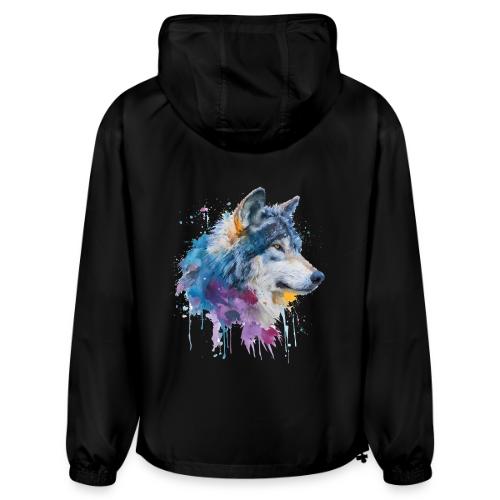 Splash-Art Wolf Head - Champion Packable Jacket