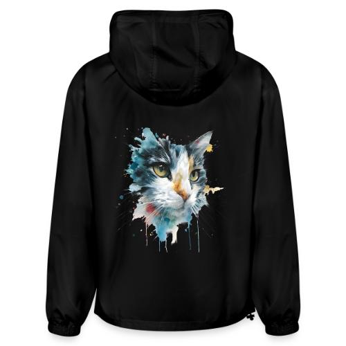 Watercolor cat face - Champion Packable Jacket