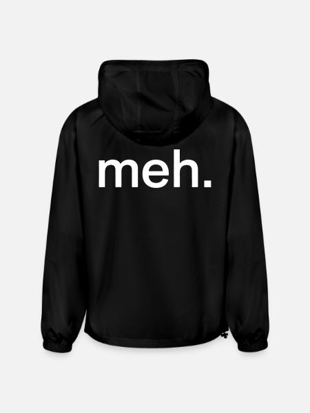 Pastel Meh Typography - Champion Packable Jacket - black