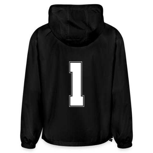 White Number 1 – Varsity Font - Champion Packable Jacket