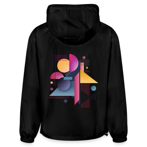 Color Pulse Geometry - Champion Packable Jacket